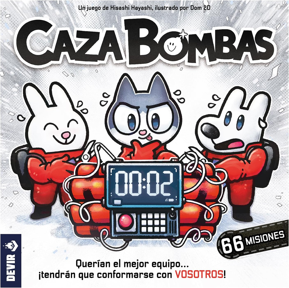 Atriles de Bomb Busters con cables numerados del 1 al 12 dispuestos en fila, uno rojo visible al final del atril