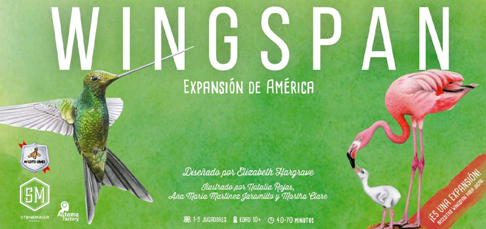 Portada de Wingspan Expansión Américas